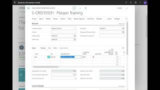 Dynamics 365 Business Central  How to create and process an assemble to order sales order [upl. by Harle]