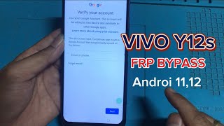 Vivo Y12s V2027 Frp BypassUnlock Google Account Android 12  Mr Bean [upl. by Ahsinert670]