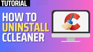 How To Uninstall CCLEANER From Windows 10 [upl. by Newmann]