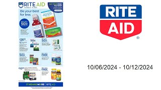 Rite Aid Weekly Ad US  10062024  10122024 [upl. by Tsuda]