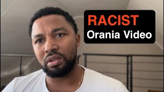 Rcist Orania video  Stop sitting in your own sht [upl. by Racklin988]