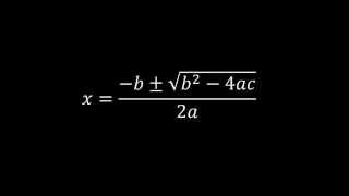 The Quadratic Formula Song  With Harmony [upl. by Micaela569]