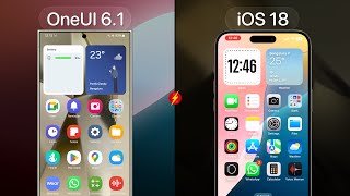 iOS 18 vs OneUI 61  APPS ANIMATIONS [upl. by Orfurd]