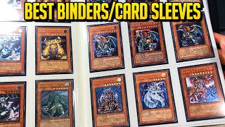 Best Binders and Sleeves for YuGiOhPokemon Cards [upl. by Lebiralc327]