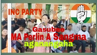 MA Perlin A Sangma Selsella constni MLA INC party na support kae gasue aganjok [upl. by Porush]