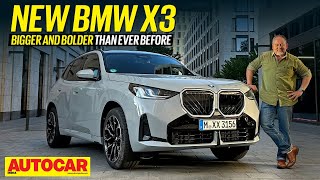 New BMW X3 review  Bigger and better equipped but is it still fun to drive  Drive Autocar India [upl. by Dey266]