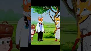 মিচকে শিয়াল এখন ডক্টর Fairy Tales Fox Cartoon  Rupkothar Bangla Golpo  Thakumar Jhuli shorts [upl. by Boykins]