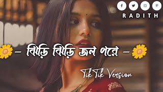 Tipik Tipik Jhiri Jhiri Jol Poriche  ঝিরি ঝিরি জল পরিছে  trending tiktokvairalsong [upl. by Engleman]