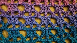 The Trestle Stitch  Crochet Tutorial [upl. by Sylvie]