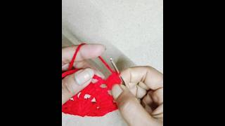 Very easy 🤷 and primary part of a Thalposh 🏵️ designrumalshorts youtubeshorts crochet viral [upl. by Klute]