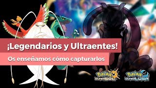 ¡Legendarios y Ultraentes Viajamos por el Ultraespacio para atraparlos  Pokémon UltrasolUltraluna [upl. by Ecadnac]