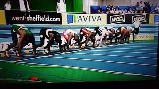 Dwain Chambers Sprinting the 60m [upl. by Skill]