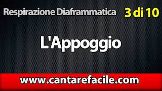 LAppoggio  Come Respirare con il Diaframma 3 di 10  Corso sulla Respirazione [upl. by Miof Mela811]