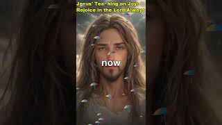 Jesus Teaching on Joy Rejoice in the Lord Always JesusJoy Rejoice Joy [upl. by Dragoon]