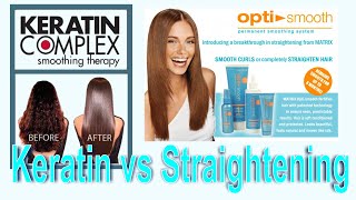 Keratin Complex vs Optismooth  Straightening or Smoothing Treatment [upl. by Norreg463]