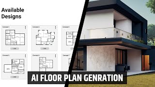 Generative floor plan design using AI Maketai ai architecture [upl. by Canute]