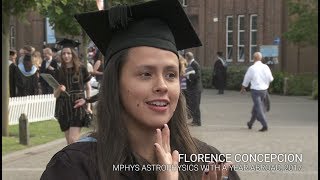 Physics and Astronomy graduate stories Florence Concepcion [upl. by Burroughs]