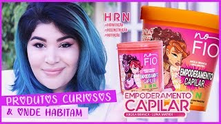 🧡PRODUTOS CURIOSOS E ONDE HABITAM Máscara Empoderamento Capilar [upl. by Ellezaj568]