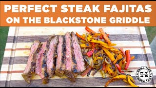 🔥 Steak Fajitas on the Blackstone Griddle  How To Make Steak Fajitas  Grill This Smoke That [upl. by Dlonra226]