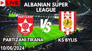 Partizani Tirana VS KS Bylis Live Match Today Score En Vivo Albanian Super League 2024 [upl. by Nollek109]