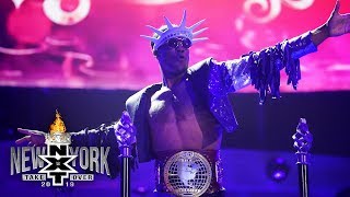 Velveteen Dream makes an allAmerican entrance NXT TakeOver New York WWE Network Exclusive [upl. by Denten]