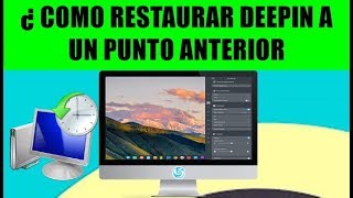 COMO RESTAURAR LINUX A UN PUNTO ANTERIOR [upl. by Claudy973]