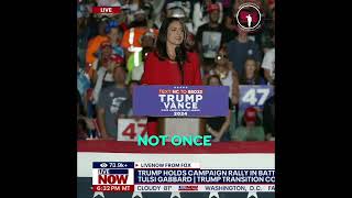 Full Speech Tulsi Gabbard at Trump Rally  Pauses Removed [upl. by Nallac]