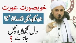 Khoobsurat aurat dekh kar Dil kyu machalta he by Mufti Tariq Masood sahab hd bayan [upl. by Roon]