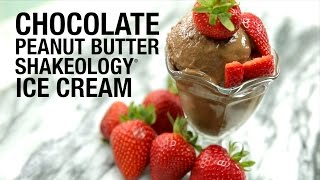 NoChurn Chocolate Peanut Butter Shakeology Ice Cream [upl. by Crescentia88]