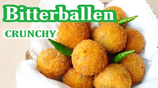 Resep BITTERBALLEN  Cara membuat Bola bola daging cemilan Belanda [upl. by Eintihw]