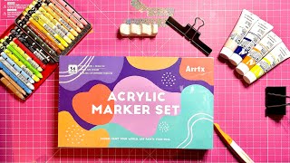 Arrtx Acrylic Markers  Better Than Posca [upl. by Hankins444]