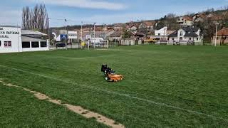 Villager V722  enhanced by Soter Robotics footbal field test of autonomous movement capability [upl. by Salim]