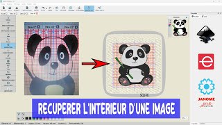 TUTO PANDA Comment Récupérer une Forme Intérieure dune Image Vectorisée [upl. by Kemp]