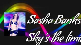 WWE NXT Sasha Banks Theme Song quotSkys The Limitquot [upl. by Mellisa967]