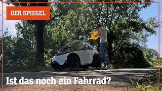 Wir drehen eine Runde Podbike Frikar im Test – Ist das noch ein Fahrrad  DER SPIEGEL [upl. by Anillek]