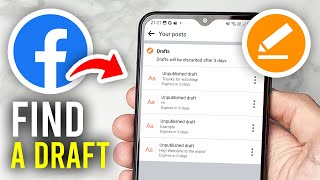 How To Find A Draft Post On Facebook  Full Guide [upl. by Zennas]