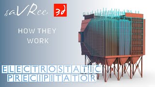 Electro Static Precipitator ESP  Working Principle of ESP [upl. by Rumilly]