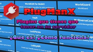 PLUGINS QUE TIENES QUE TENER EN TU SERVIDOR DE MINECRAFT 🔮  PlugManX [upl. by Reider]