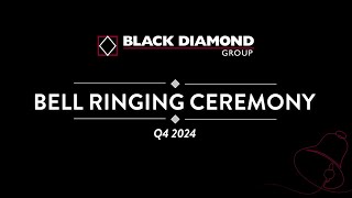 November 2024 Bell Ringing Ceremony  Black Diamond Group [upl. by Goda71]