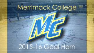 Merrimack College Warriors 201516 Goal Horn [upl. by Ymer]