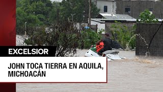 Tormenta tropical John deja devastación por su paso en México [upl. by Nnor]