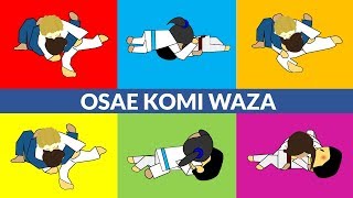 OsaeKomi Waza Judo Técnicas de Imobilização Judô Golpes  Judo Infantil  Judoquinhas [upl. by Assil]