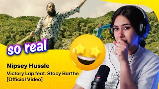 Reaction ▷ Nipsey Hussle  Nipsey Hussle  Victory Lap feat Stacy Barthe Official Video [upl. by Hymen]