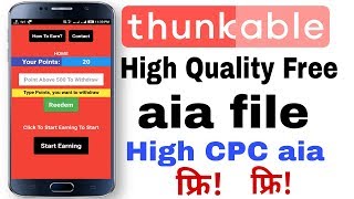 Thunkable high cpc earning aia file free  Aia file free [upl. by Esmaria]