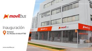 Movil Bus  Inauguración Terminal Lima [upl. by Sitoeht326]