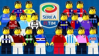 Anteprima Italia Serie A 201617  Tutte le squadre del campionato 201617 in Film Lego Calcio [upl. by Yellas542]