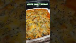 Chicken Spinach Casserole shorts foodshorts casserole [upl. by Catie692]