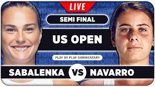 SABALENKA vs NAVARRO ● US Open 2024 Semifinal ● LIVE Tennis Play by Play Stream [upl. by Madox]