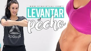 Rutina de ejercicios localizados para levantar pecho  GymVirtual [upl. by Ternan]