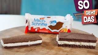 MILCHSCHNITTE einfach und BESSER selber machen [upl. by Ymmac]